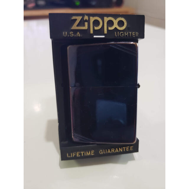 ZIPPO(ジッポー)のZIPPO ジッポーBLACK ライター レプリカPAT.2032695 メンズのファッション小物(タバコグッズ)の商品写真