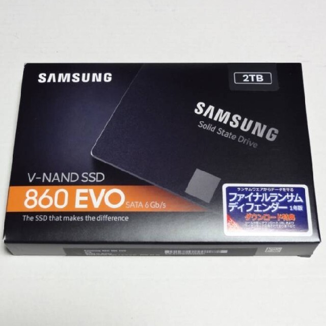 SAMSUNG V-NAND SSD 860 EVO 2TB PCパーツ
