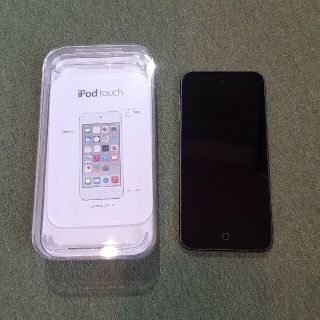 アイポッドタッチ(iPod touch)のiPod touch 第6世代 32GB 黒 ブラック スペースグレー(スマートフォン本体)