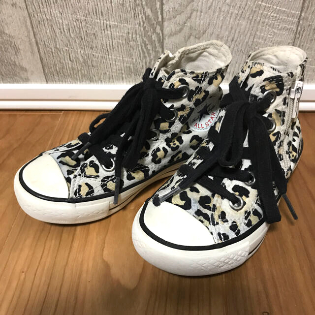 CONVERSE(コンバース)のコンバースオールスター★レオパード柄16㎝ キッズ/ベビー/マタニティのキッズ靴/シューズ(15cm~)(スニーカー)の商品写真