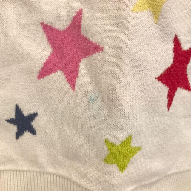 GAP(ギャップ)のGAP ワンピース　コットン100% 星柄　90 キッズ/ベビー/マタニティのキッズ服女の子用(90cm~)(ワンピース)の商品写真