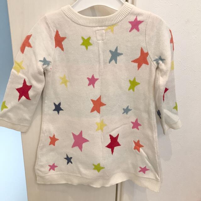 GAP(ギャップ)のGAP ワンピース　コットン100% 星柄　90 キッズ/ベビー/マタニティのキッズ服女の子用(90cm~)(ワンピース)の商品写真