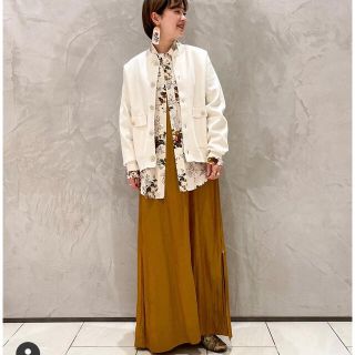 今季購入　CABAN フラワー柄　シャツ　美品