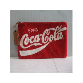 コカコーラ(コカ・コーラ)の新品 COCA-COLA コカ・コーラ / さがら刺繍クラッチバッグ(クラッチバッグ)