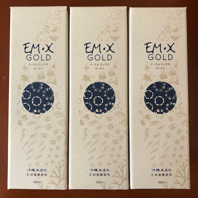 EM・X GOLD　500ml 3本その他