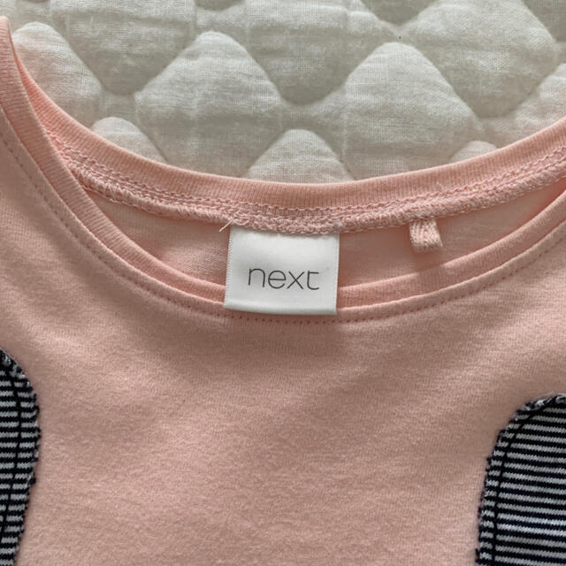 NEXT(ネクスト)のnext うさぎちゃんワンピース　長袖　サイズ95 キッズ/ベビー/マタニティのキッズ服女の子用(90cm~)(ワンピース)の商品写真