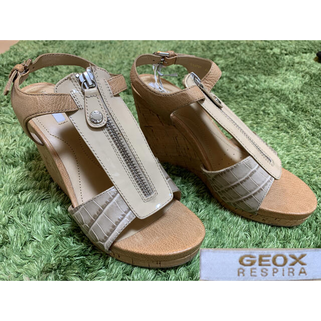 新品　GEOX  サンダル　ベージュ　36