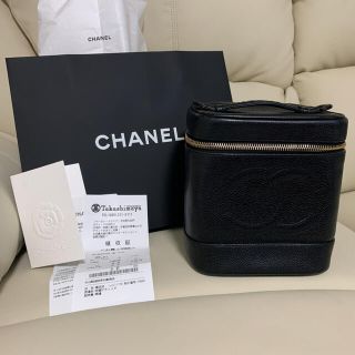 シャネル(CHANEL)のCHANEL キャビアスキン バニティ(ポーチ)