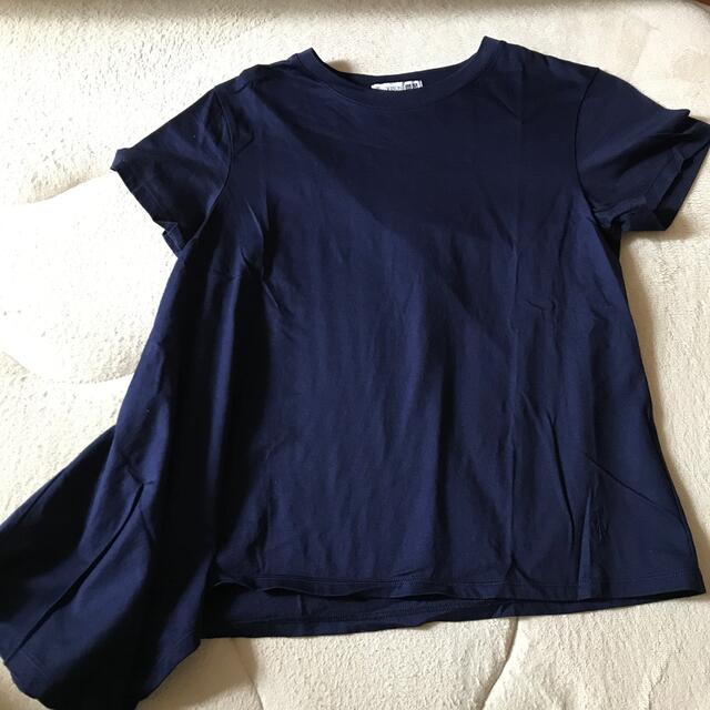 UNIQLO(ユニクロ)の☆美品☆ UNIQLO JWANDERSONコラボTシャツ ネイビー Sサイズ メンズのトップス(Tシャツ/カットソー(半袖/袖なし))の商品写真