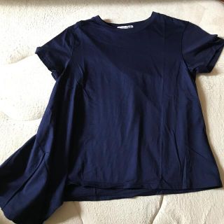 ユニクロ(UNIQLO)の☆美品☆ UNIQLO JWANDERSONコラボTシャツ ネイビー Sサイズ(Tシャツ/カットソー(半袖/袖なし))