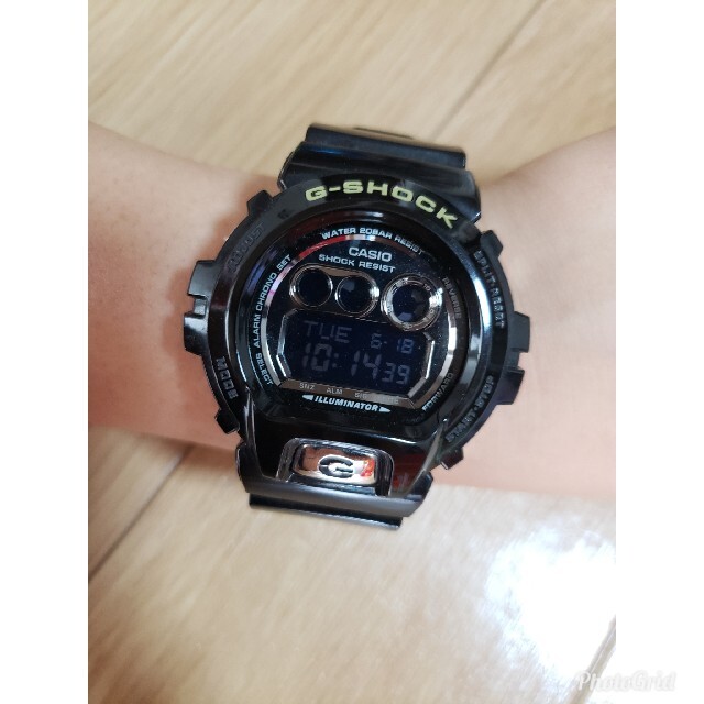 G-SHOCK(ジーショック)のCASIO G-SHOCK カスタム済　黒×シルバー メンズの時計(腕時計(デジタル))の商品写真