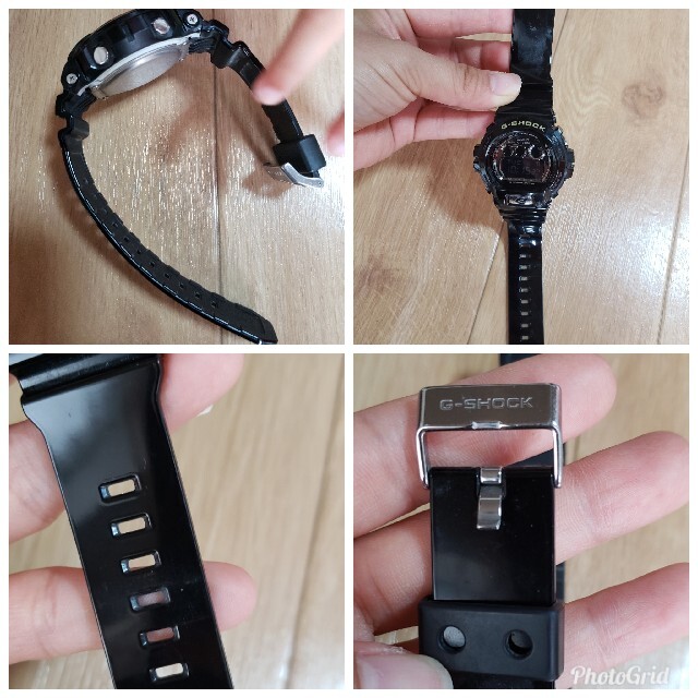 G-SHOCK(ジーショック)のCASIO G-SHOCK カスタム済　黒×シルバー メンズの時計(腕時計(デジタル))の商品写真