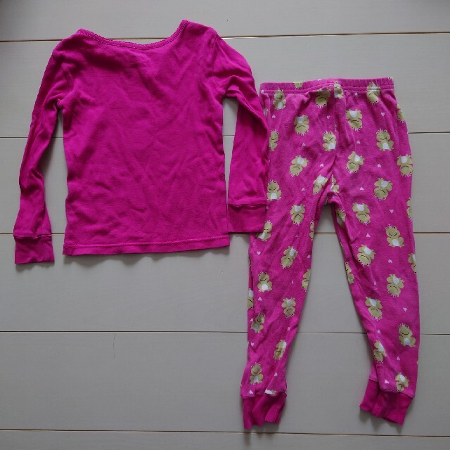 GYMBOREE(ジンボリー)のGYMBOREE　ジンボリー　ピンク　かえる　薄手パジャマ　3/90サイズ キッズ/ベビー/マタニティのキッズ服女の子用(90cm~)(パジャマ)の商品写真
