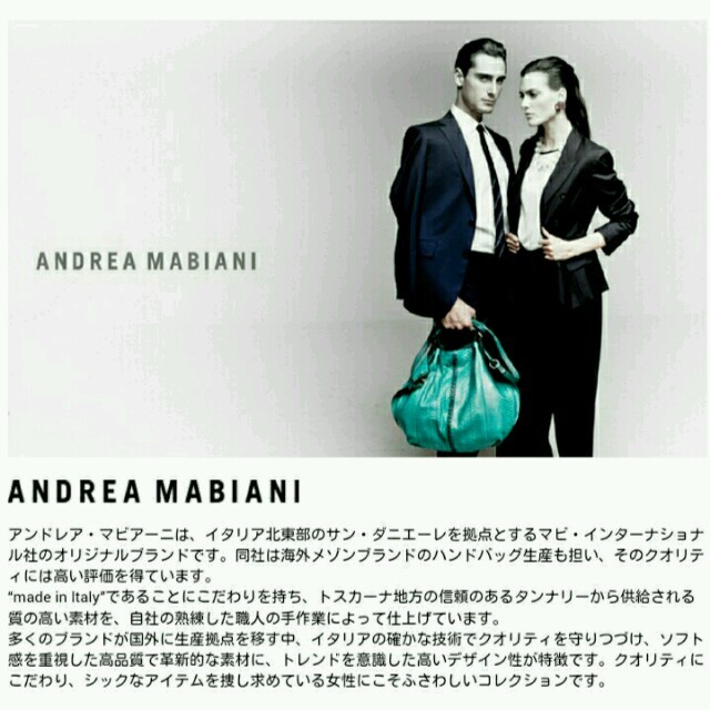 BARNEYS NEW YORK(バーニーズニューヨーク)のchiko様 ANDREAMABIANI ハンドバッグ レディースのバッグ(ハンドバッグ)の商品写真