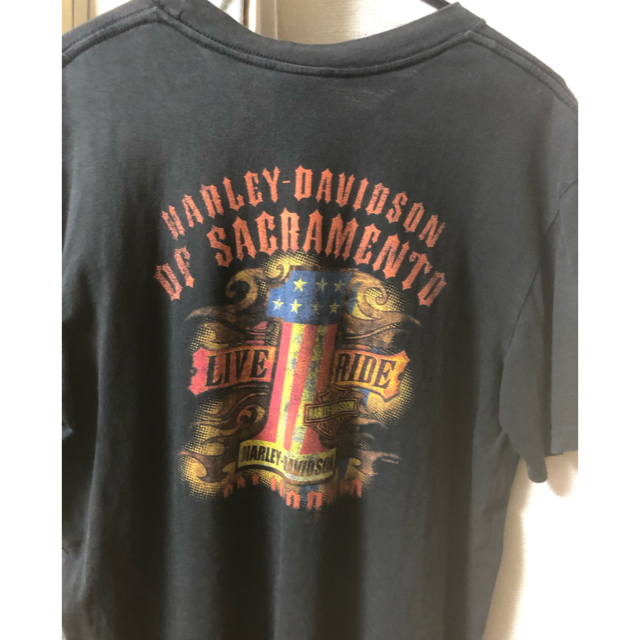 Harley Davidson(ハーレーダビッドソン)の90's ハーレーダビッドソン 黒T メンズのトップス(Tシャツ/カットソー(半袖/袖なし))の商品写真