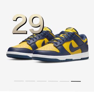 ナイキ(NIKE)のNIKE DUNK LOW MICHIGAN ナイキダンクミシガン サイズ29(スニーカー)