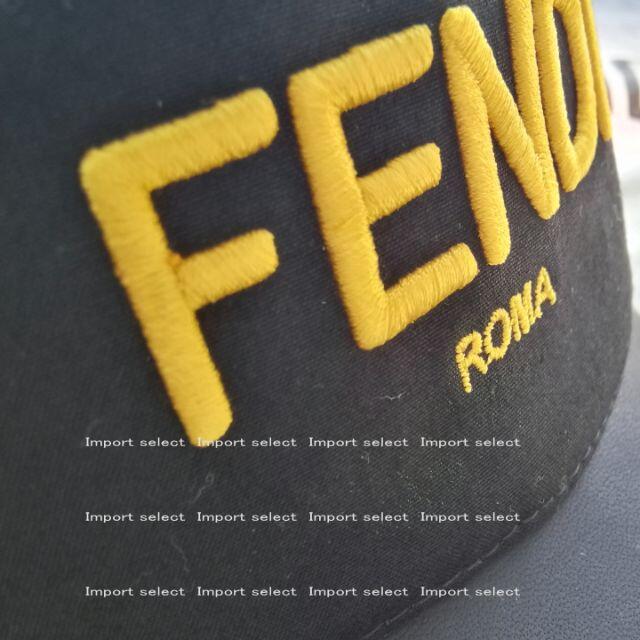 ●新品/正規品● FENDI 刺繍パッチ FF-Logo 2Way Cap