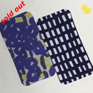 ミナペルホネン(mina perhonen)のsold out  I ミナペルホネン  ハンドメイド　手拭 ハンカチ(ハンカチ/バンダナ)