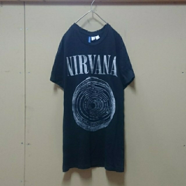 H&M(エイチアンドエム)のH&M NIRVANA ロング カットソー メンズのトップス(Tシャツ/カットソー(半袖/袖なし))の商品写真