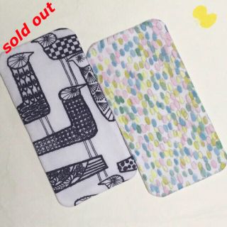 ミナペルホネン(mina perhonen)のsold out  L ミナペルホネン  ハンドメイド　手拭 ハンカチ(ハンカチ/バンダナ)