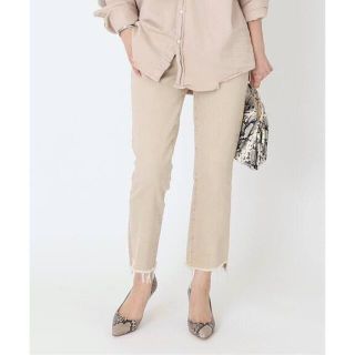 ドゥーズィエムクラス(DEUXIEME CLASSE)の【MOTHER/マザー】 SAND BEIGE INSIDER CROP(デニム/ジーンズ)