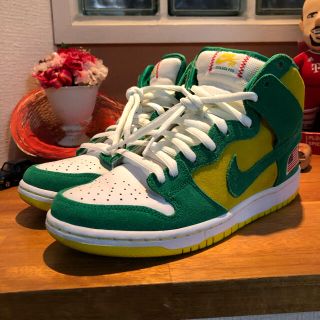 ナイキ(NIKE)のNIKE DUNK SB HIGH Oakland Athletics(スニーカー)