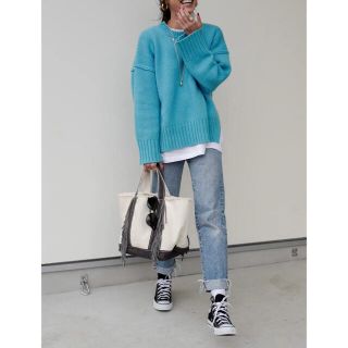 ドゥロワー(Drawer)のayako SideFringeToteBag  M サイドフリンジトートバッグ(トートバッグ)