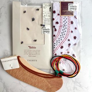 クツシタヤ(靴下屋)の✿Tabio✿レッグウェア3点セット【4500円相当】新品タグ付(ソックス)