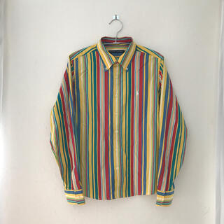 ラルフローレン(Ralph Lauren)のラルフローレンストライプマルチカラーシャツSサイズ(シャツ/ブラウス(長袖/七分))