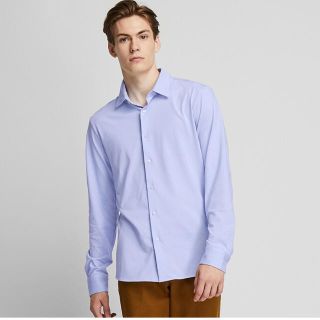 ユニクロ(UNIQLO)の新品未使用タグ付 ユニクロ　イージーケアジャージーシャツ　2020ＳＳ　Lサイズ(シャツ)