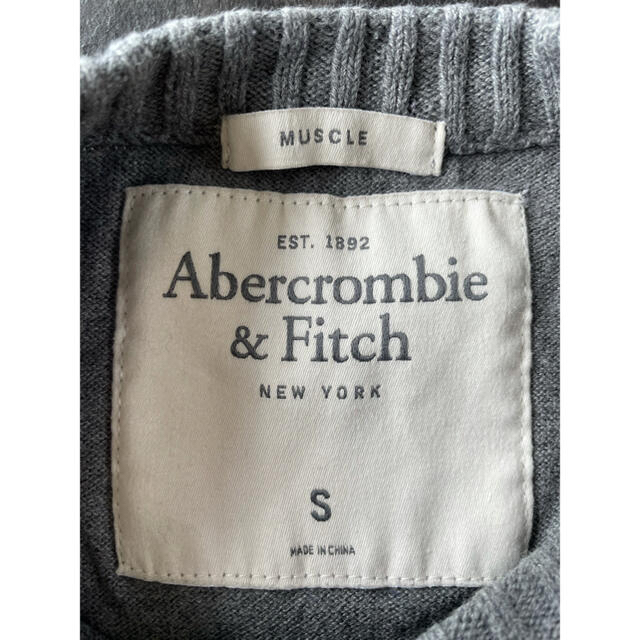 Abercrombie&Fitch(アバクロンビーアンドフィッチ)のメンズ【アバクロ】S  長袖　ニット メンズのトップス(ニット/セーター)の商品写真