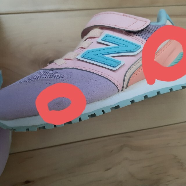 New Balance(ニューバランス)のnew balanceニューバランス　スニーカー17.5cm　通学運動会 キッズ/ベビー/マタニティのキッズ靴/シューズ(15cm~)(スニーカー)の商品写真