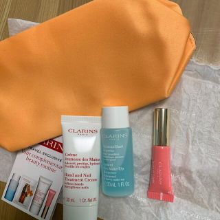 クラランス(CLARINS)のクラランス4点セット＆ポーチ(サンプル/トライアルキット)