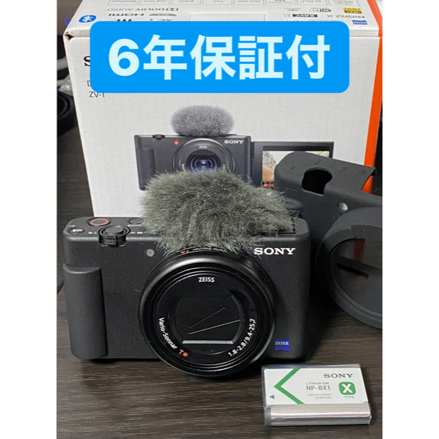 SONY(ソニー)の6年保証付 SONY ZV-1 vlogカム スマホ/家電/カメラのカメラ(コンパクトデジタルカメラ)の商品写真