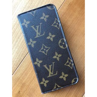 ルイヴィトン(LOUIS VUITTON)のルイヴィトン　iPhone 手帳型ケース(iPhoneケース)