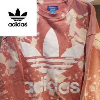 アディダス(adidas)の【ミルクぶっかけ】adidas Originalsデカロゴ 　ブラックアイパッチ(スウェット)