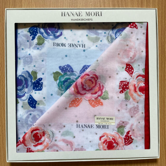 HANAE MORI(ハナエモリ)のハンカチ　ギフト　HANAE MORI レディースのファッション小物(ハンカチ)の商品写真