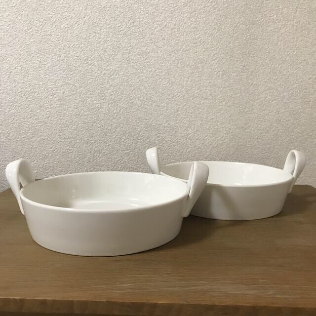 Noritake(ノリタケ)のM･STYLE  ミヤザキ食器　白　オープンプレート　小2個＋大1個 インテリア/住まい/日用品のキッチン/食器(食器)の商品写真