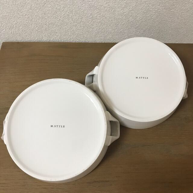 Noritake(ノリタケ)のM･STYLE  ミヤザキ食器　白　オープンプレート　小2個＋大1個 インテリア/住まい/日用品のキッチン/食器(食器)の商品写真