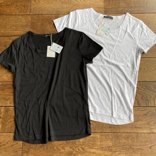 コムサイズム(COMME CA ISM)のCOMME CA ISM   冷感UVカットTシャツS 2枚　新品(Tシャツ(半袖/袖なし))