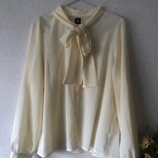 メルロー(merlot)のribbon blouse(シャツ/ブラウス(長袖/七分))