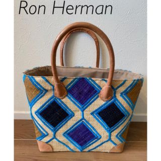 新品未使用 Ron Herman ロンハーマン RHC ラフィアトートバッグ