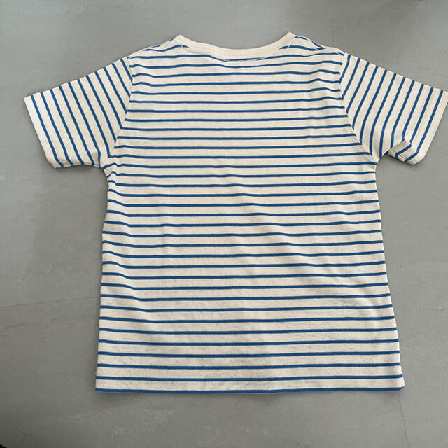 mont bell(モンベル)のモンベル　ボーダーＴシャツ　120 キッズ/ベビー/マタニティのキッズ服男の子用(90cm~)(Tシャツ/カットソー)の商品写真