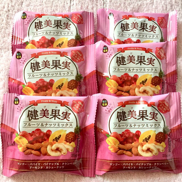 お試しに!【健美果実】フルーツ&ナッツミックス 25g × 6袋 お試しに!【健美果実】フルーツ&ナッツミックス 25g × 6袋