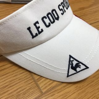 ルコックスポルティフ(le coq sportif)のルコック　サンバイザー(ゴルフ)