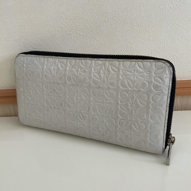 【美品】LOEWE ロエベ 長財布 ブラック ラウンドジッパー