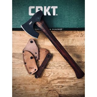 CRKT フレイヤ バイキングアックス＆レザーシースセット【新品未使用/激レア】(ストーブ/コンロ)