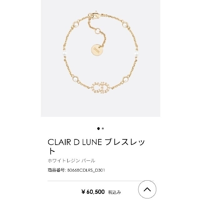 Christian Dior ブレスレット（箱限定品）