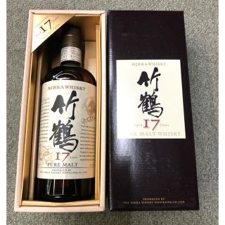 ニッカウイスキー(ニッカウヰスキー)の新品　未開封　ニッカウイスキー　竹鶴　17年　700ml(ウイスキー)