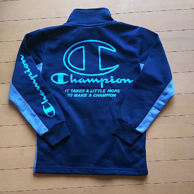 Champion(チャンピオン)の【Champion】ジャージ上下セット【130㎝】ネイビー キッズ/ベビー/マタニティのキッズ服男の子用(90cm~)(その他)の商品写真